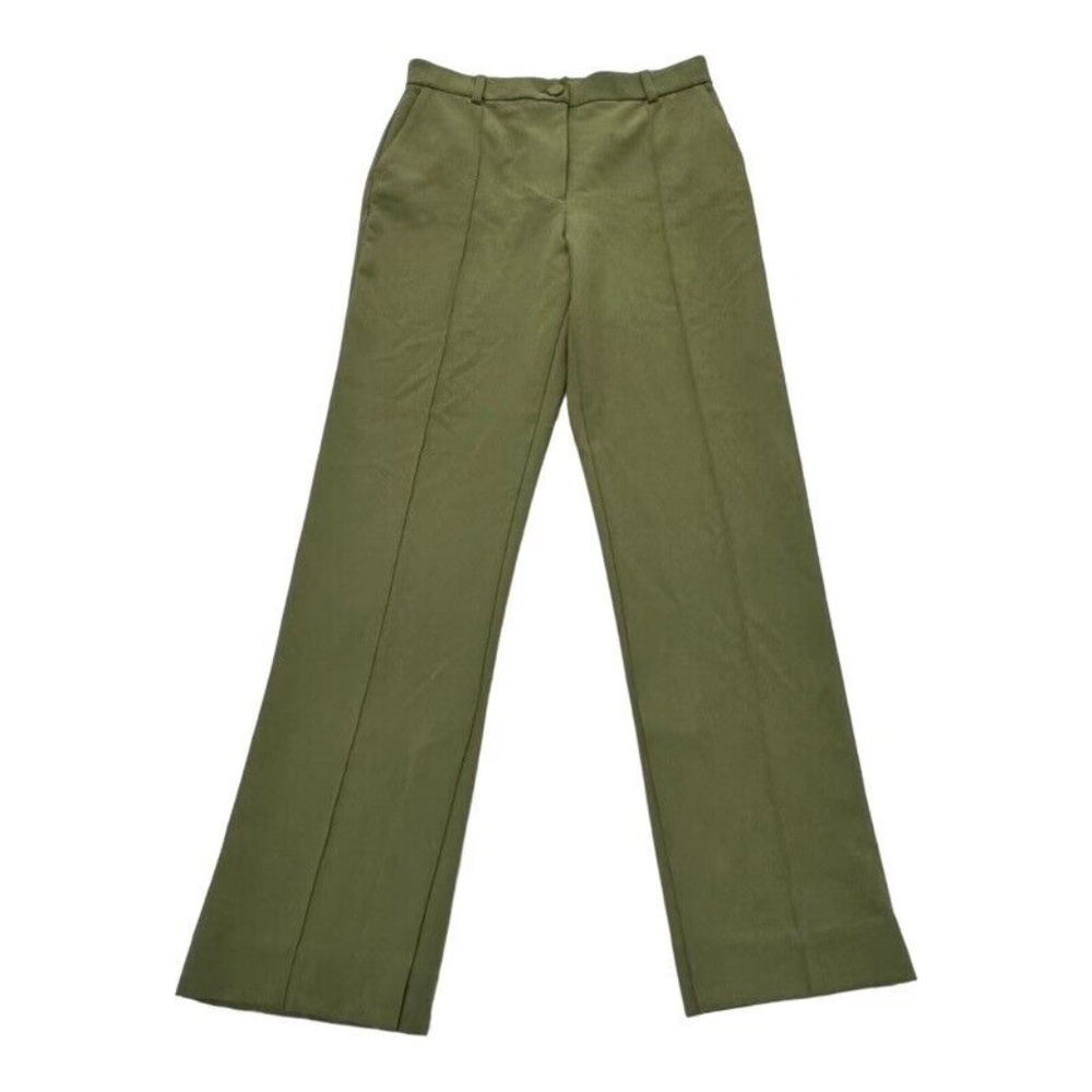 Size 10 Los Angeles Atelier & Other Stories Olive Green Pants Straight Leg $89
